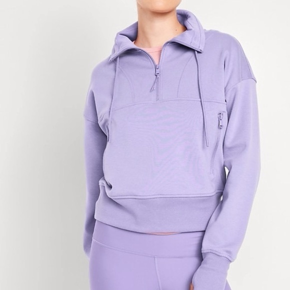 Old Navy Dynamic Fleece Half-Zip Sweatshirt - Picture 2 of 11